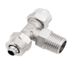 Złącze skręcane typu trójnik 10x8 mm z gw. zew. 1/2" RQS NKT1210