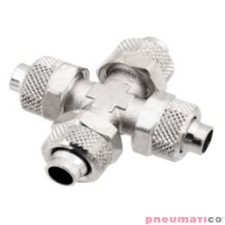 Złącze skręcane krzyżowe 8x6 mm RQS NKX80