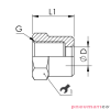 Nakrętka 8x6 mm RQS NKN80 Nakrętka 8x6 mm RQS NKN80