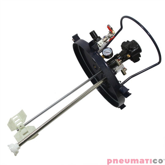Zbiornik ciśnieniowy do natrysku 60L z mieszadłem Pneumatico Tank MP60-1-1E-25 + pistolet lakierniczy EXPERT HP 2,5 mm + wąż Zbiornik ciśnieniowy do natrysku 60L z mieszadłem Pneumatico Tank MP60-1-1E-25 + pistolet lakierniczy EXPERT HP 2,5 mm + wąż