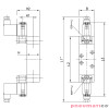 Elektrozawór 5/2 dwustabilny CAMOZZI 951-000-P11-23