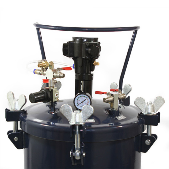 Zbiornik ciśnieniowy do malowania 40L z mieszadłem MP40-1-1-W5 Pneumatico Tank + wąż