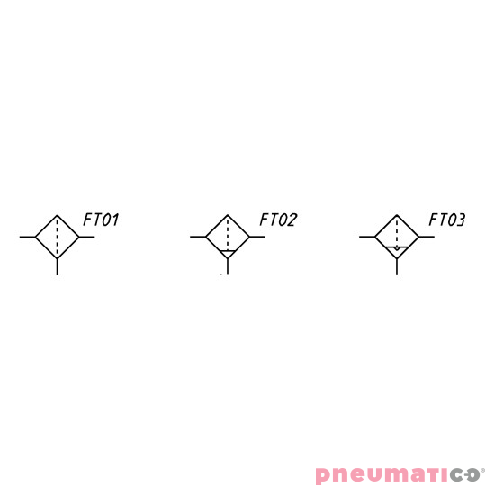 Filtr powietrza G1/4 Camozzi MC104-F00