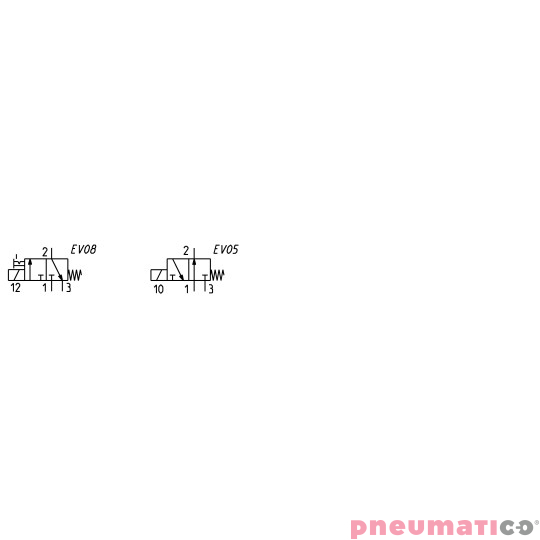 Elektrozawór 3/2 NC M5 Camozzi A331-0C2