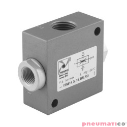 Jednostopniowy generator podciśnienia (eżektor) G1/4" PNEUMAX 19M14.S.15.SS.RD