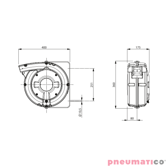 Zwijadło do ładowania akumulatora 2x9mm² 30A ZECA 6216 9m