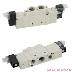 ELEKTROZAWÓR 5/3 G 1/4'' CENTR. ODCIĘTY TEKMA DFY-C-02-DC24V