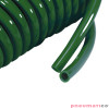 Wąż spiralny RQS PU 8x5mm 12m prosta końcówka TBC080512G zielony Wąż spiralny RQS PU 8x5mm 12m prosta końcówka TBC080512G zielony