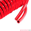 Wąż spiralny RQS PU 10x6,5mm 5m prosta końcówka TBC106505R czerwony Wąż spiralny RQS PU 10x6,5mm 5m prosta końcówka TBC106505R czerwony