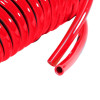 Wąż spiralny RQS PU 8x5mm 5m prosta końcówka TBC080505R czerwony Wąż spiralny RQS PU 8x5mm 5m prosta końcówka TBC080505R czerwony