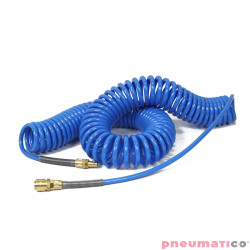 Wąż spiralny Rectus PU 6.5x10mm 15m prosta końcówka i szybkozłącza