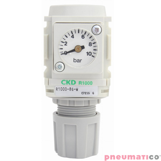 Reduktor ciśnienia CKD 1/4" z manometrem R1000-8G