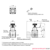 Reduktor ciśnienia CKD 1/4" bez manometru RP1000-8-07 Reduktor ciśnienia CKD 1/4" bez manometru RP1000-8-07