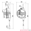 Balanser linkowy TECNA 9369RL.B1 65-75 kg 2000mm Balanser linkowy TECNA 9369RL.B1 65-75 kg 2000mm