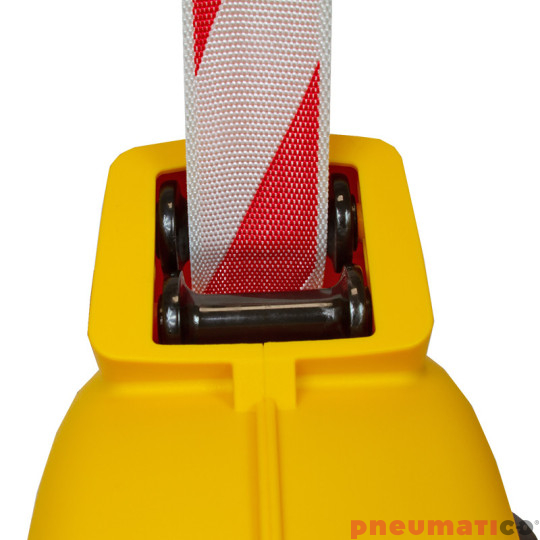 Zwijadło taśmy bezpieczeństwa biało-czerwonej ZECA 4801RW 20m Zwijadło taśmy bezpieczeństwa biało-czerwonej ZECA 4801RW 20m