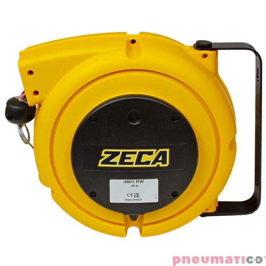 Zwijadło taśmy bezpieczeństwa biało-czerwonej ZECA 4801RW 20m Zwijadło taśmy bezpieczeństwa biało-czerwonej ZECA 4801RW 20m