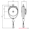 Balanser linkowy TW-06R TIGON 0,2-0,6 kg 1500mm