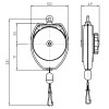 Balanser linkowy TW-2R TIGON 1-2 kg 1500mm Balanser linkowy TW-2R TIGON 1-2 kg 1500mm