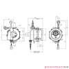 Balanser linkowy TW-105 TIGON 85-105kg 2100mm