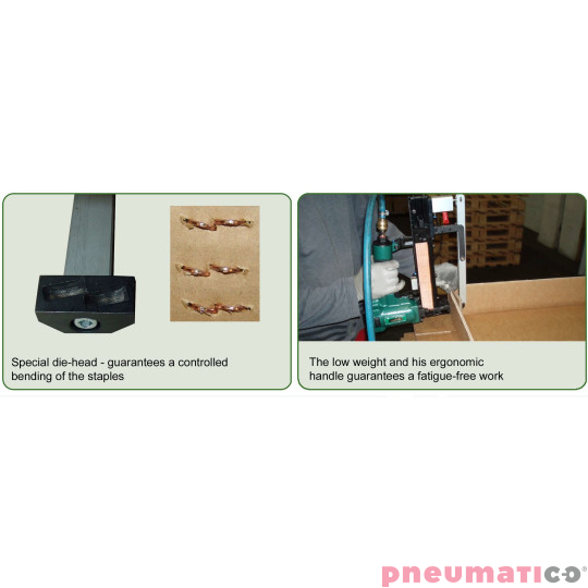 Zszywacz pneumatyczny do kartonów Prebena 4C-WZ38BNH Zszywacz pneumatyczny do kartonów Prebena 4C-WZ38BNH