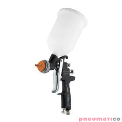 Pistolet lakierniczy czarny Iwata Air Gunsa AZ3 HTE-S Impact  z górnym zbiornikiem - dysza 1,4 mm W0SPG90AG14C