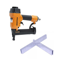 Zszywacz pneumatyczny Stanley-Bostitch SB156SX-1-E + Zszywka Prebena typ E-30 stolarska 1op.-9.000szt.
