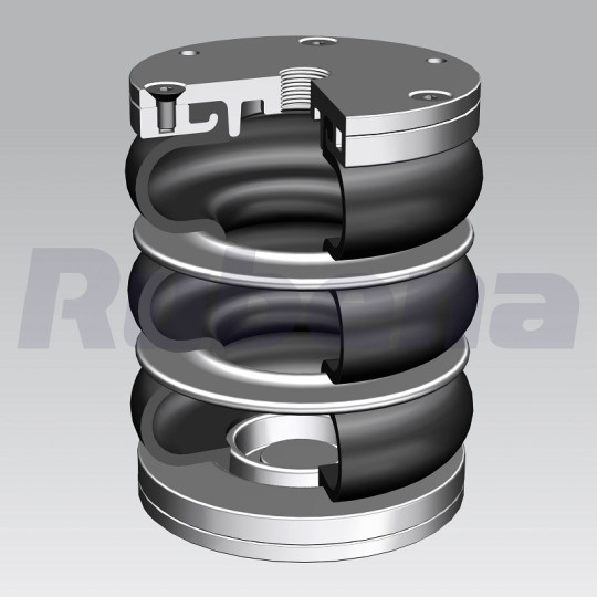 Siłownik mieszkowy RUBENA seria Dunlop 4 1/2' X3 Siłownik mieszkowy RUBENA seria Dunlop 4 1/2' X3