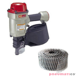 Gwoździarka pneumatyczna MAX CN70 + GWOŹDZIE FAC BOSTITCH 2.570 BK RI 1OP.- 9.000SZT.