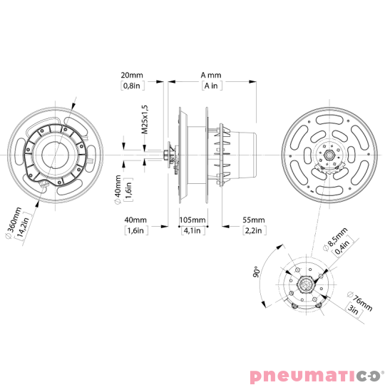 Zwijadło elektryczne 3Gx2,5mm² ZECA 1428 RNF 20m