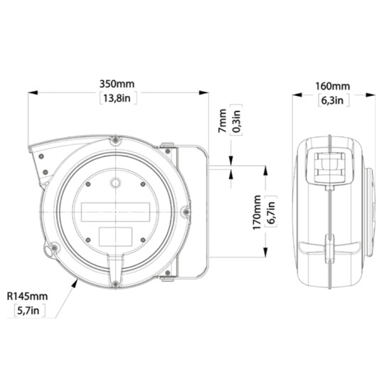 Zwijadło transmisyjne 12x0,5 DATAFLUX ZECA 671205 20+2m Zwijadło transmisyjne 12x0,5 DATAFLUX ZECA 671205 20+2m