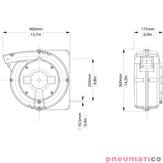 Zwijadło do przewodu uziemiającego 1x16mm² ZECA 6193/PRC 17m