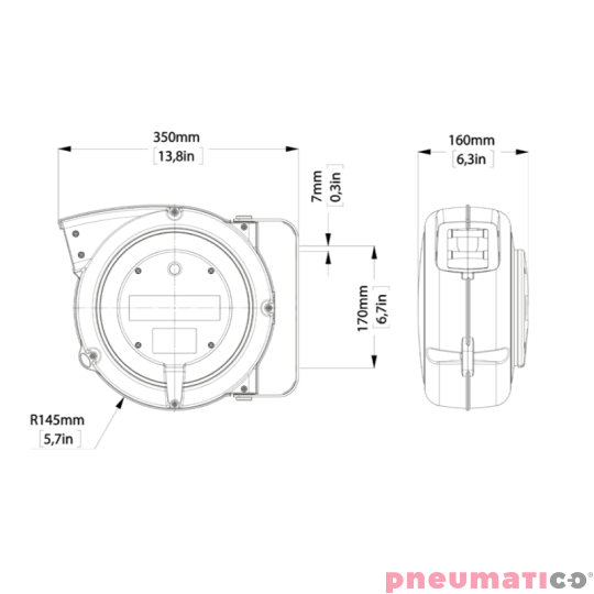 Zwijadło do ładowania akumulatora 2x9mm² ZECA 4216 6m Zwijadło do ładowania akumulatora 2x9mm² ZECA 4216 6m