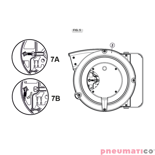 Zwijadło elektryczno-powietrzne 4x1,5mm² TWIN REEL Rettbox ZECA 7415 CTP 9+1,5m Zwijadło elektryczno-powietrzne 4x1,5mm² TWIN REEL Rettbox ZECA 7415 CTP 9+1,5m