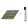Gwoździe łączone drutem STANLEY BOSTITCH WW 2.851 BK RI 1op.- 2.200szt. GAZ Gwoździe łączone drutem STANLEY BOSTITCH WW 2.851 BK RI 1op.- 2.200szt. GAZ