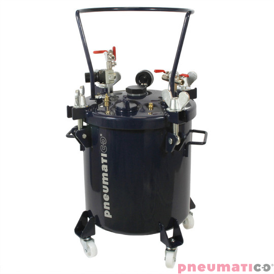 Zbiornik ciśnieniowy do natrysku 20L bez mieszadła Pneumatico Tank ZB20-1-1E-20 + pistolet lakierniczy EXPERT HP 2,0 mm + wąż