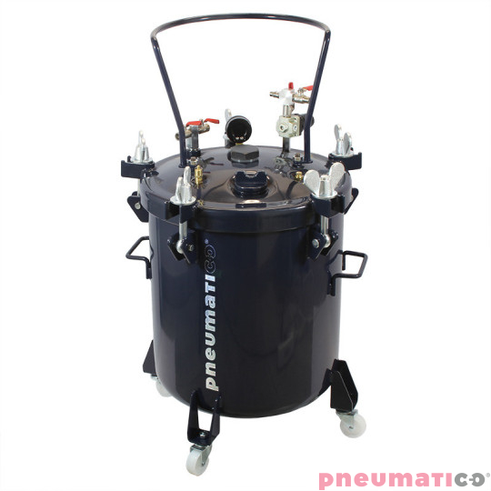Zbiornik ciśnieniowy do natrysku 40L bez mieszadła Pneumatico Tank ZB40-1-1E-20 + pistolet lakierniczy EXPERT HP 2,0 mm + wąż