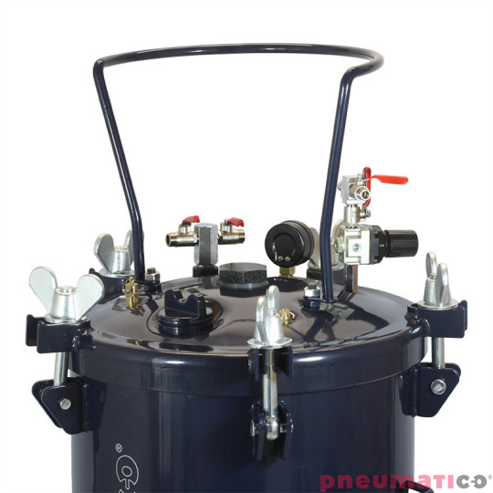 Zbiornik ciśnieniowy do natrysku 60L bez mieszadła Pneumatico Tank ZB60-1-1E-20 + pistolet lakierniczy EXPERT HP 2,0 mm + wąż