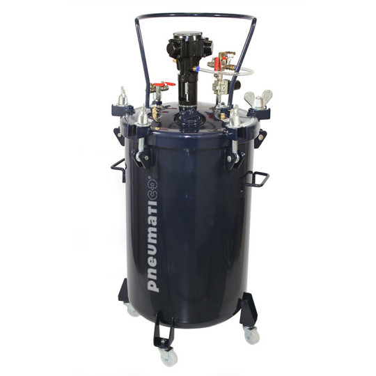 Zbiornik ciśnieniowy do natrysku 60L z mieszadłem Pneumatico Tank MP60-1-1E-11 + pistolet lakierniczy EXPERT HP 1,1 mm + wąż