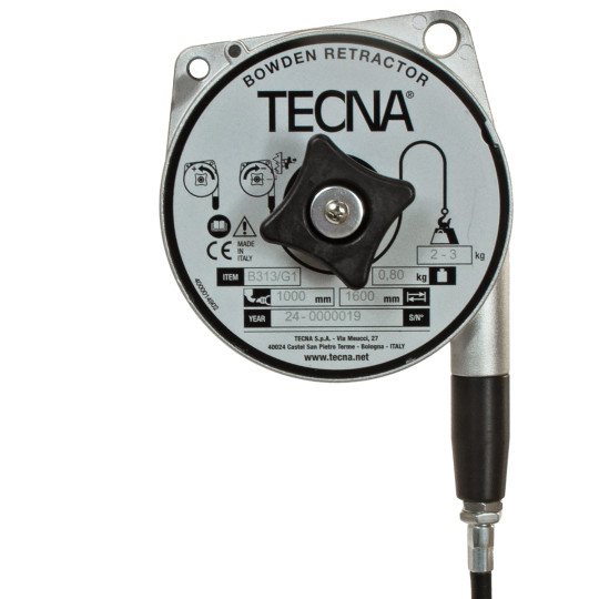 Balanser z linką w pancerzu B313/G1,5 TECNA 2-3kg 1600mm/1500mm Balanser z linką w pancerzu B313/G1,5 TECNA 2-3kg 1600mm/1500mm