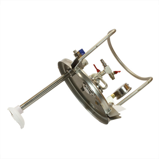 Zbiornik ciśnieniowy do malowania nierdzewny 10L bez mieszadła ZB10SS Pneumatico Tank z pistoletem lakierniczym + wężem Zbiornik ciśnieniowy do malowania nierdzewny 10L bez mieszadła ZB10SS Pneumatico Tank z pistoletem lakierniczym + wężem