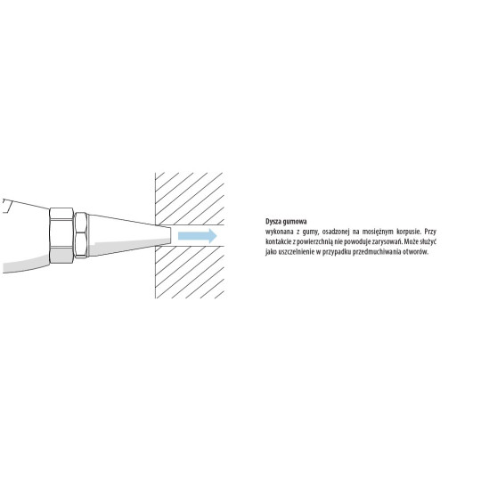 Pistolet do przedmuchu z dyszą gumową BN-13 Pistolet do przedmuchu z dyszą gumową BN-13