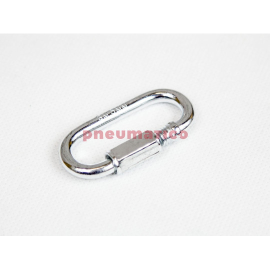 Ogniwo skrętne 5mm karabińczyk
