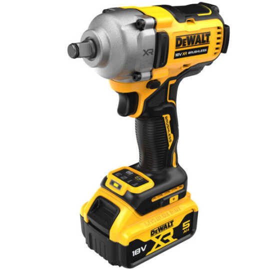 Kompaktowy klucz udarowy 18V XR 1/2" 2x5Ah DeWalt DCF891P2T-QW