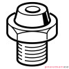 Dysza 2,4/3,4 do nitownicy FAR RAC 180 717001 Dysza 2,4/3,4 do nitownicy FAR RAC 180 717001