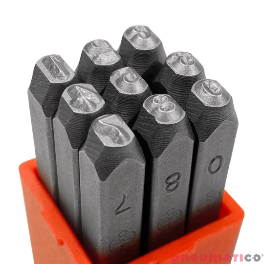 Komplet znaczników cyfrowych 3mm do znakowarki pneumatycznej i znakowania ręcznego SA8771-206AC Komplet znaczników cyfrowych 3mm do znakowarki pneumatycznej i znakowania ręcznego SA8771-206AC