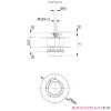 Bęben kablowy 4Gx10mm² ZECA 180410/50T 50m Bęben kablowy 4Gx10mm² ZECA 180410/50T 50m