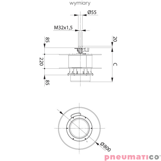 Bęben kablowy 12x2.5mm² ZECA 181225/50P 50m Bęben kablowy 12x2.5mm² ZECA 181225/50P 50m