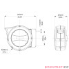 Zwijak kablowy ZECA AM86/10NBR 16x10mm 18m Zwijak kablowy ZECA AM86/10NBR 16x10mm 18m