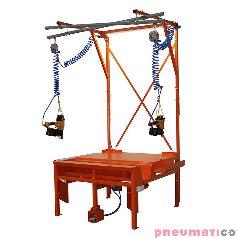 Stół pneumatyczny do naprawy palet PNEUMATICO WT2 Stół pneumatyczny do naprawy palet PNEUMATICO WT2