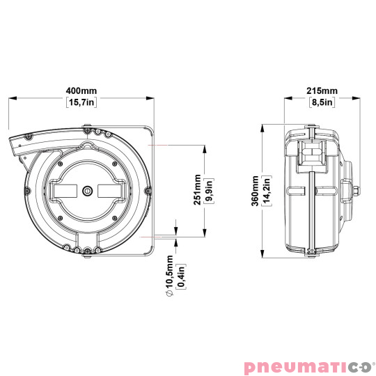 Zwijadło transmisyjne 11x0,25C DATAFLUX ZECA 671102C 18+2m Zwijadło transmisyjne 11x0,25C DATAFLUX ZECA 671102C 18+2m